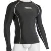 Compression Top Long Sleeve Black-Front